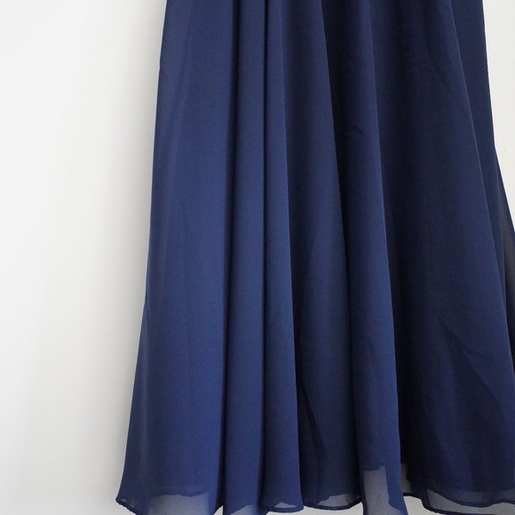 Dark blue long dress - Picture 8 of 10